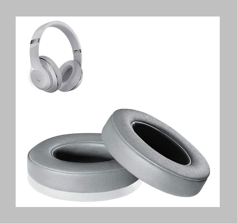 cipher.v Replacement Ear Pads Cover, Earpads Cushions Compatible with Beats Studio 2 and Studio 3 Over Ear Headphones 1 Pair (Grey) - Image 5